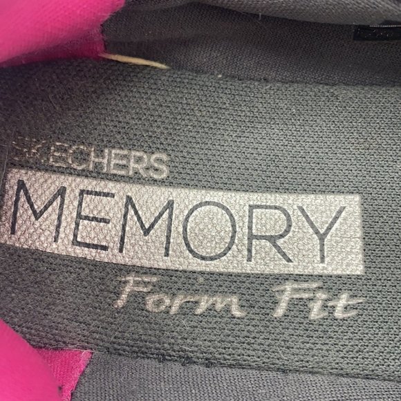 Skechers Go Walk Memory Form Fit Gray Slip On Shoes - Picture 6 of 6